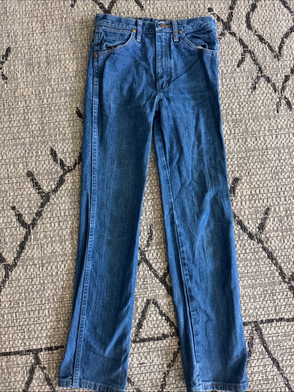 Wrangler Men's Bootcut Jeans in Deep Blue Denim NEVER WORN 29x32